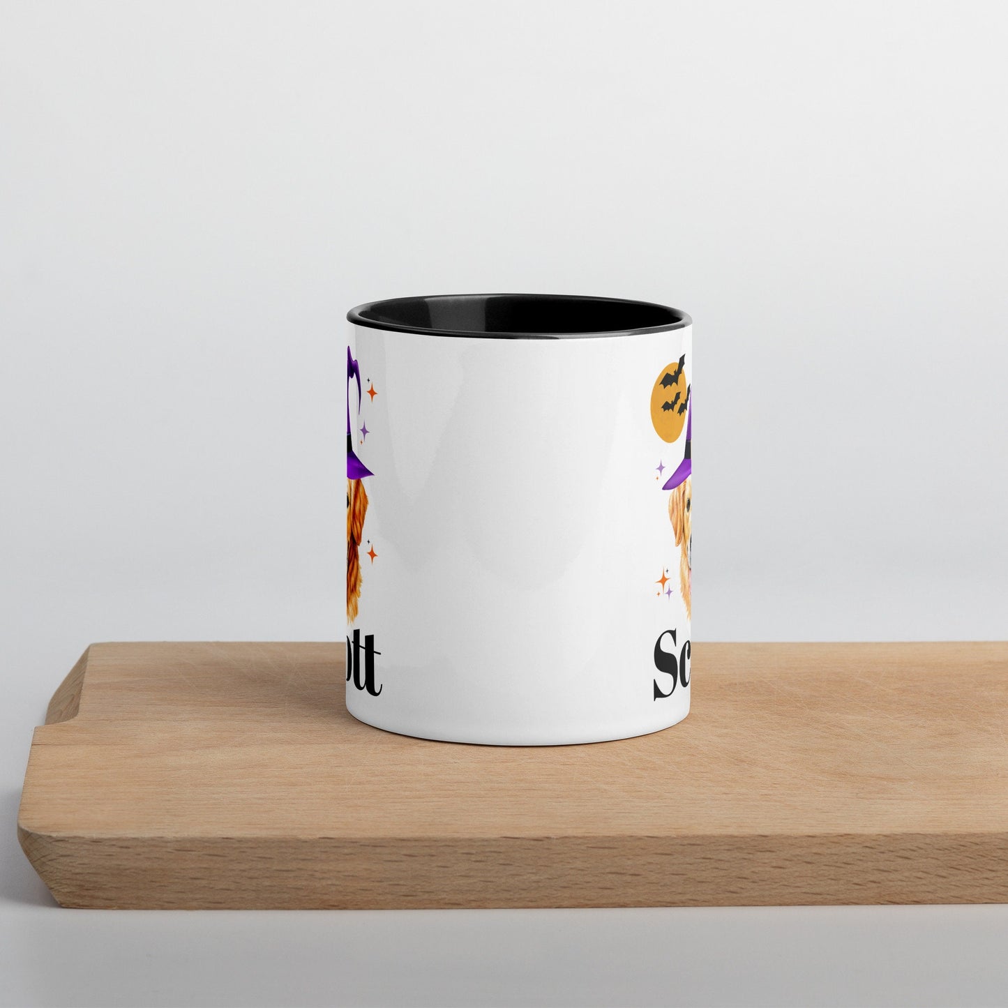 Golden Retriever Halloween Mug, Personalized Coffee Mug, Cute Dog Mug, Cute Golden Retriever Mug, Golden Retriever Gift, Golden Mom, Golden