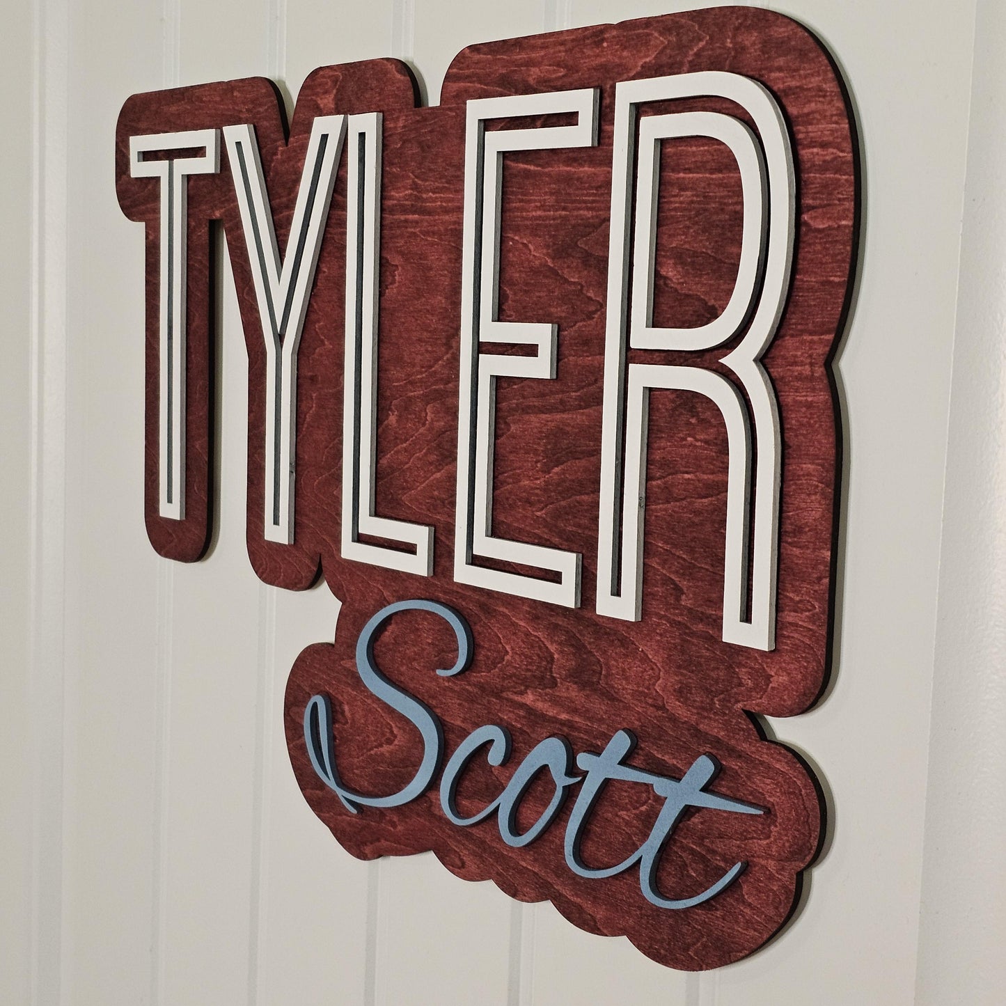 Personalized Kids Door Sign, Childs Door Name Sign, 3D Bedroom Sign, Nursery Wall Name Sign, Kids Bedroom Door Name Sign, Custom Sign