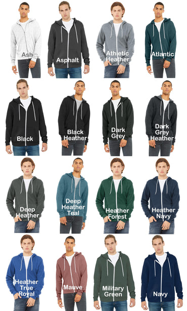 Monogrammed Sponge Fleece Hoodie, Zipper Sweatshirt Embroidered Initials, Warm Custom Hoodie, Girlfriend Gift, Trendy Sweatshirt, Fall Gift