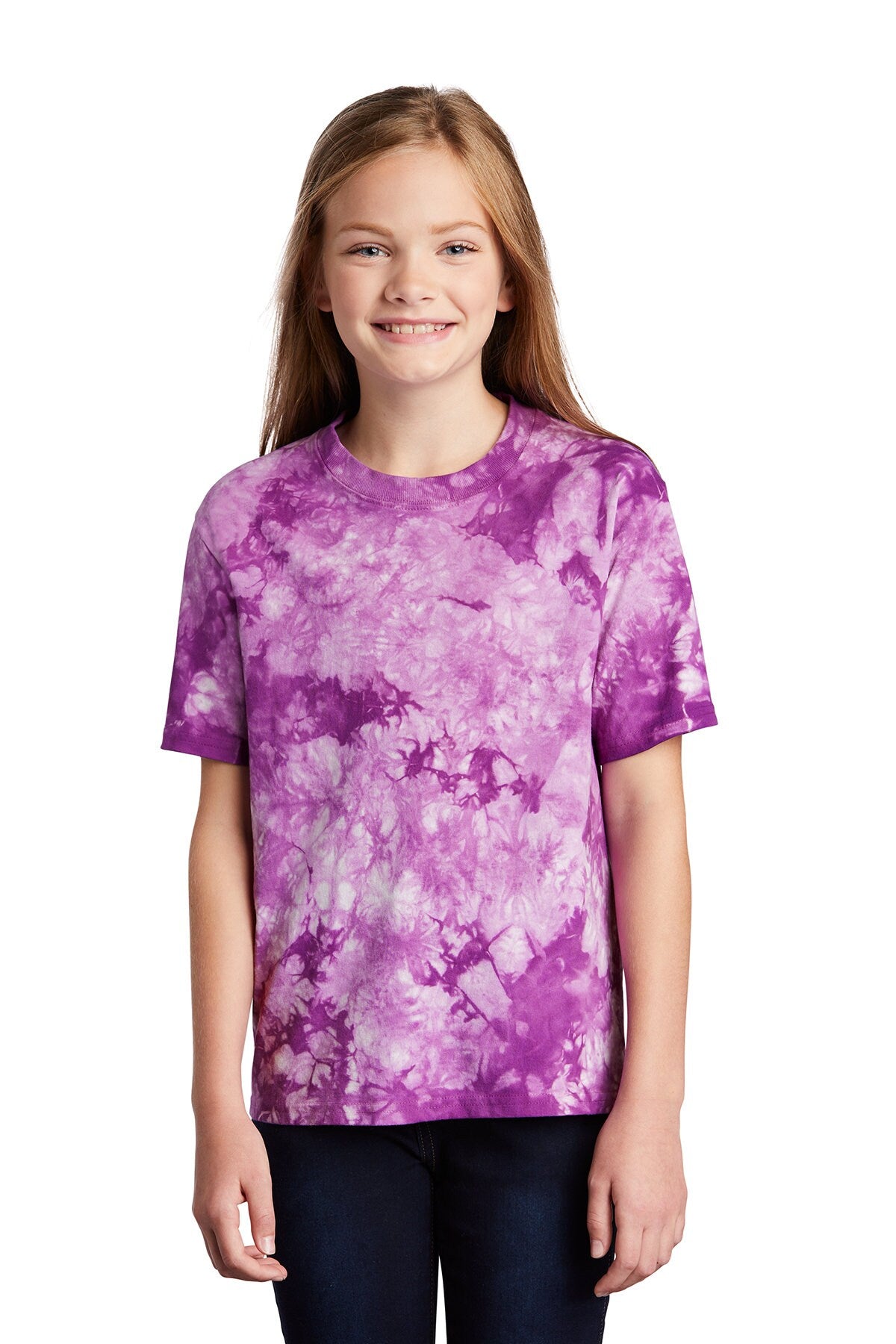 Kids Crystal Tie Dye Shirt, T-Shirt, Colorful , Tie-Dye, Hand Dyed, Cotton, Low Price, Inexpensive Tie Dye, Student Gift, School Gift