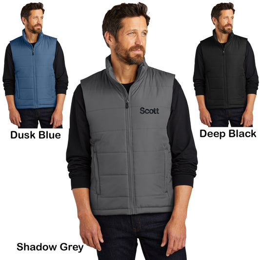 Personalized Puffer Vest, Puffy Ski Vest, Puffer Vest with Name, Business Logo, Warm Custom Vest, Dad Gift, Jacket