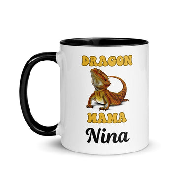 Bearded Dragon Mama Mug, Personalized Coffee Mug, Cute Reptile Mug, Cute Bearded Dragon Mug, Bearded Dragon Gift, Dragon Mom