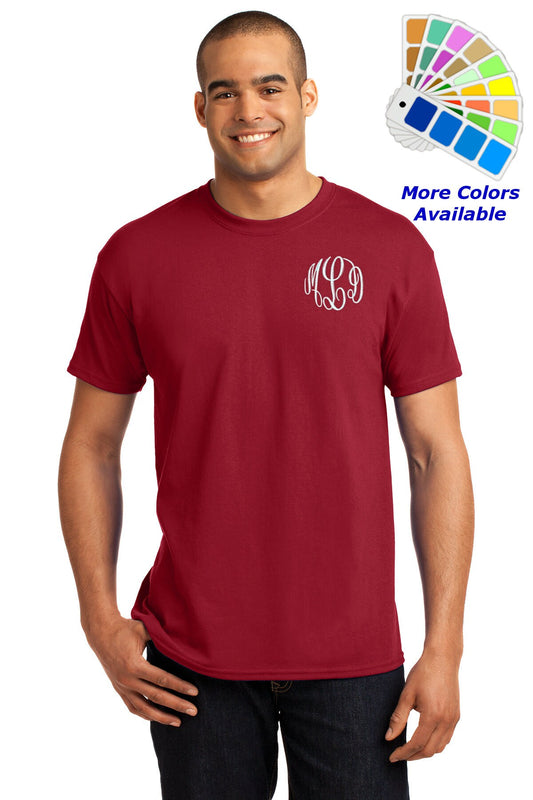 Monogrammed T-Shirt Embroidered with your Initials