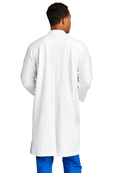 Personalized Mens Lab Coat with Custom Embroidered Text or Name, Doctor, Nurse, Veterinarian, Hospital, Jacket, Medical Apparel
