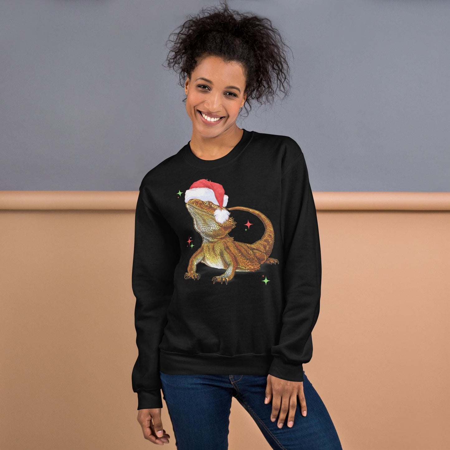 Bearded Dragon Christmas Sweatshirt, Dragon Mom Gift, Bearded Dragon Sweater, Reptile Mom Shirt, Bearded Dragon Gift, Beardie Shirt