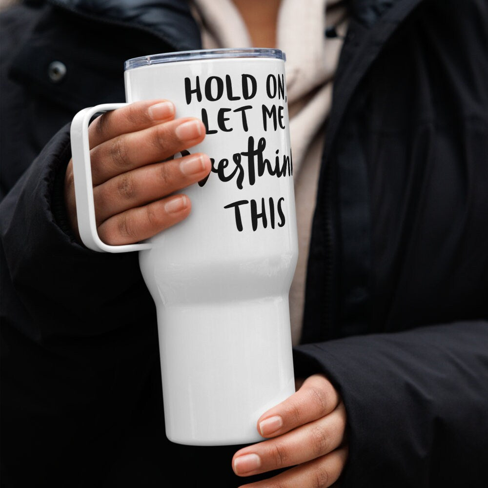 Funny Tumbler, Overthink This, Gag Gift, Printed Name Cup, Perfect Co Worker Boss Gift