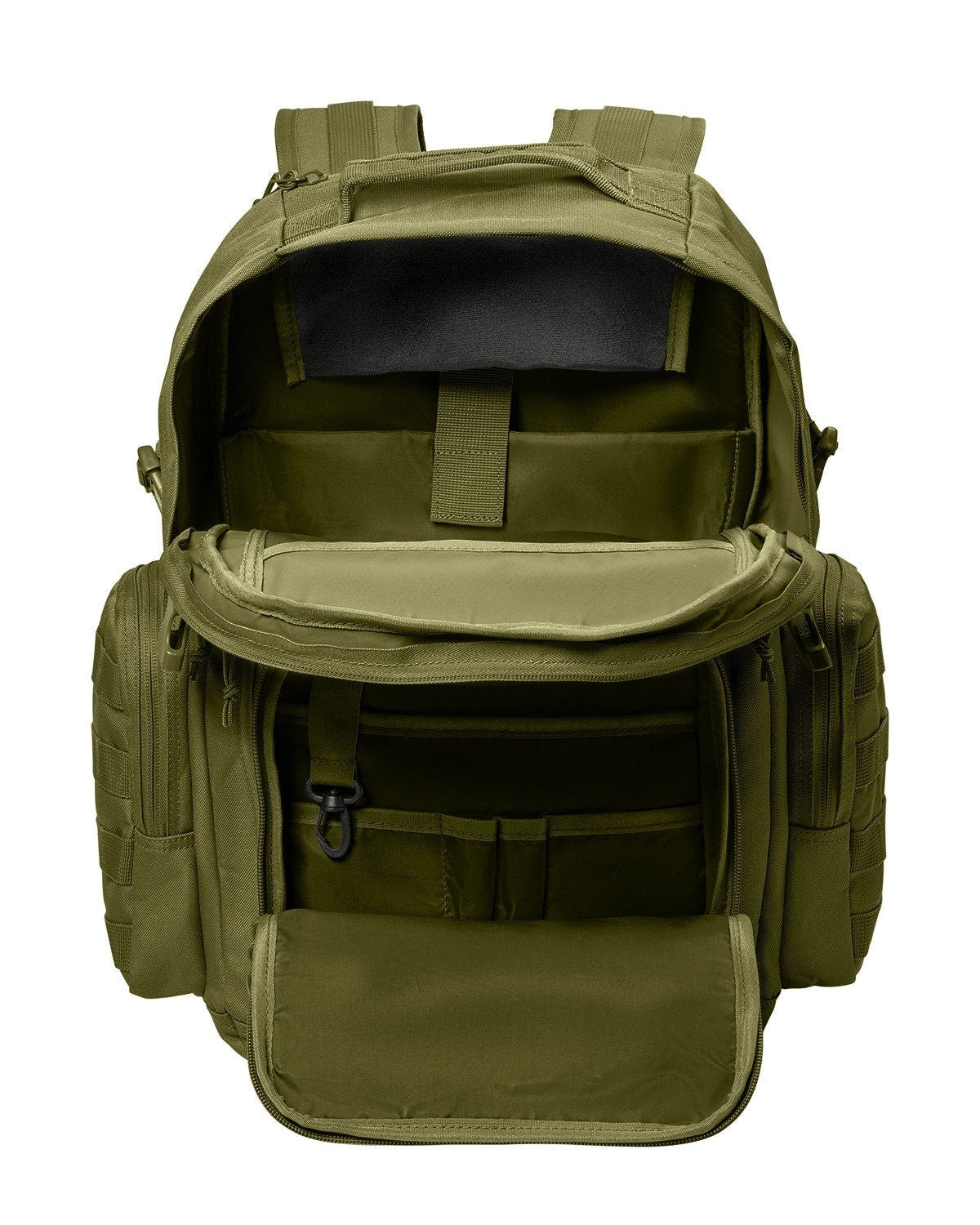 Personalized Tactical Backpack, Range Pack, Loop Panel for Badges Patches, Military, Hydration Port, Embroidered Custom Name