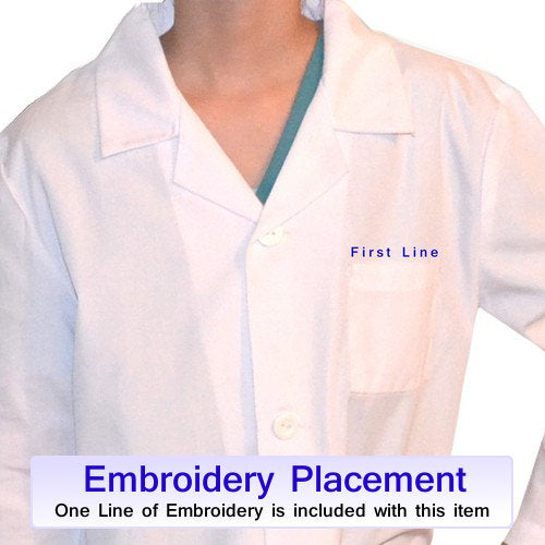 Kids Lab Coat with Personalized Embroidery for little Doctors and Nurses