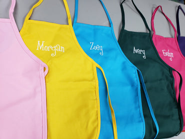 Personalized Kids Apron, Cooking Kitchen Gift, School Gift, Student Gift, Cooking Party, Art Party, Low Price Apron