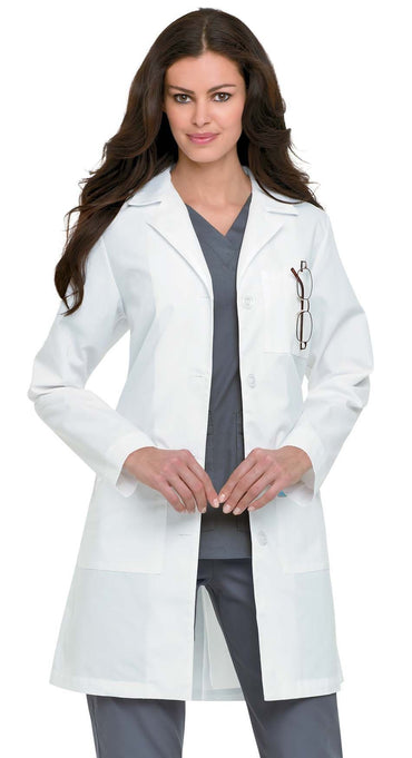 Personalized Womens Lab Coat with Custom Embroidered Text or Name, Doctor, Nurse, Veterinarian, Hospital, Jacket, Medical Apparel