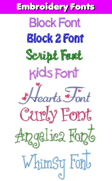 Embroidery Personalization Monogram Charge