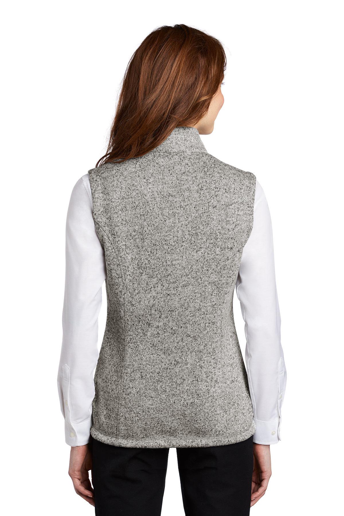 Embroidered Womens Sweater Vest, Fleece Ski Vest, Personalized Vest with Name, Monogram Design, Custom Vest, Mom Gift, Womens Jacket