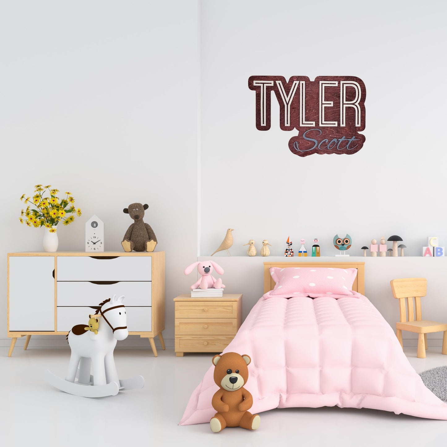 Personalized Kids Door Sign, Childs Door Name Sign, 3D Bedroom Sign, Nursery Wall Name Sign, Kids Bedroom Door Name Sign, Custom Sign