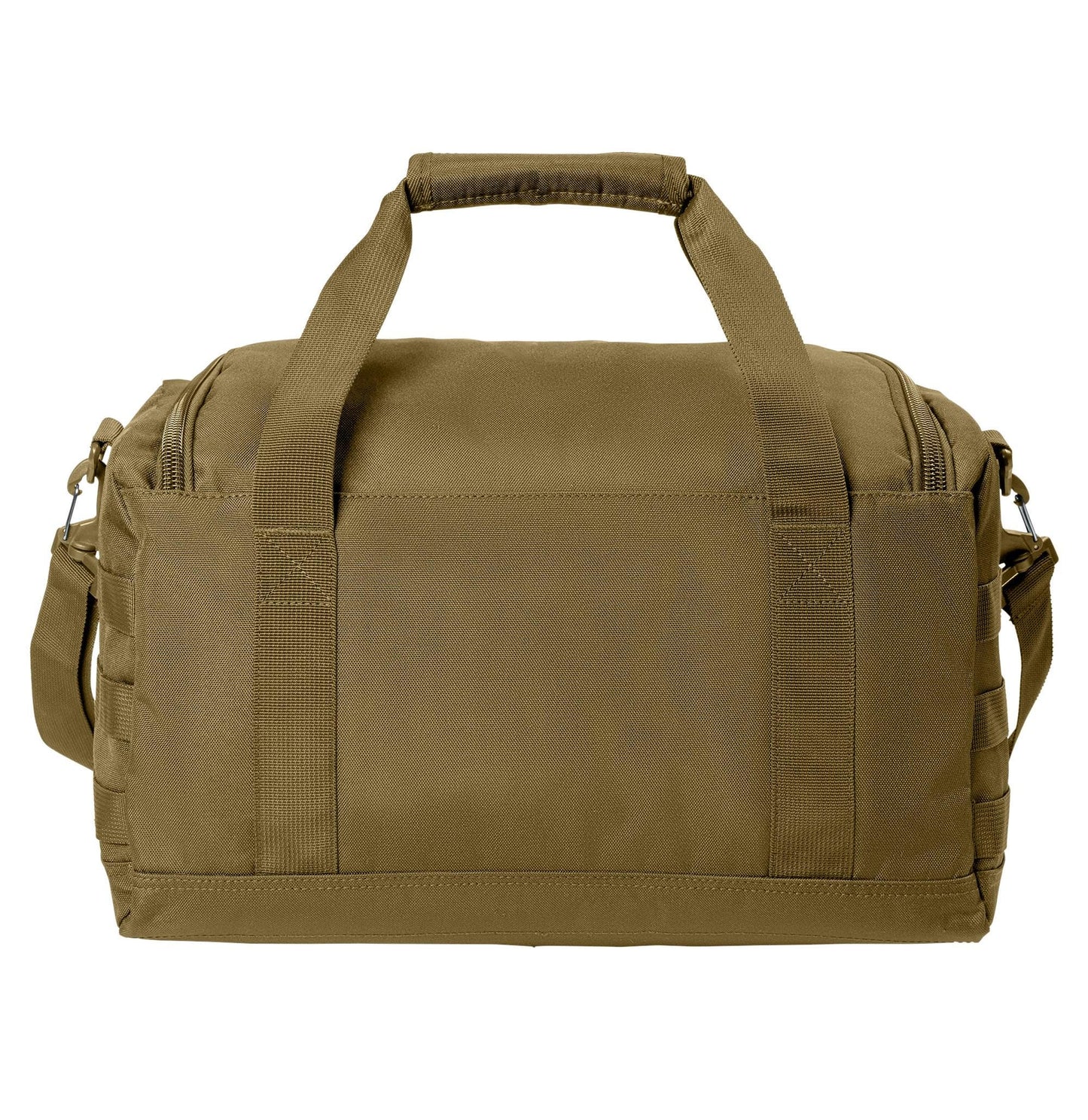 Personalized Tactical Duffel Bag, Range Bag, Loop Panel for Badges Patches, Military, Daisy Chain, Embroidered Monogrammed Custom Name