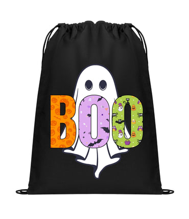Halloween Cinch Pack, Drawstring Ghost Boo Backpack, Retro Candy Bag, Printed Ghost Boo, Perfect Fall Gift, Cute Mom Gift