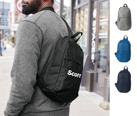 Personalized Crossbody Backpack with Embroidered Name, Trendy Backpack, Monogrammed Name, School College Student Gift, Quality, Low Price