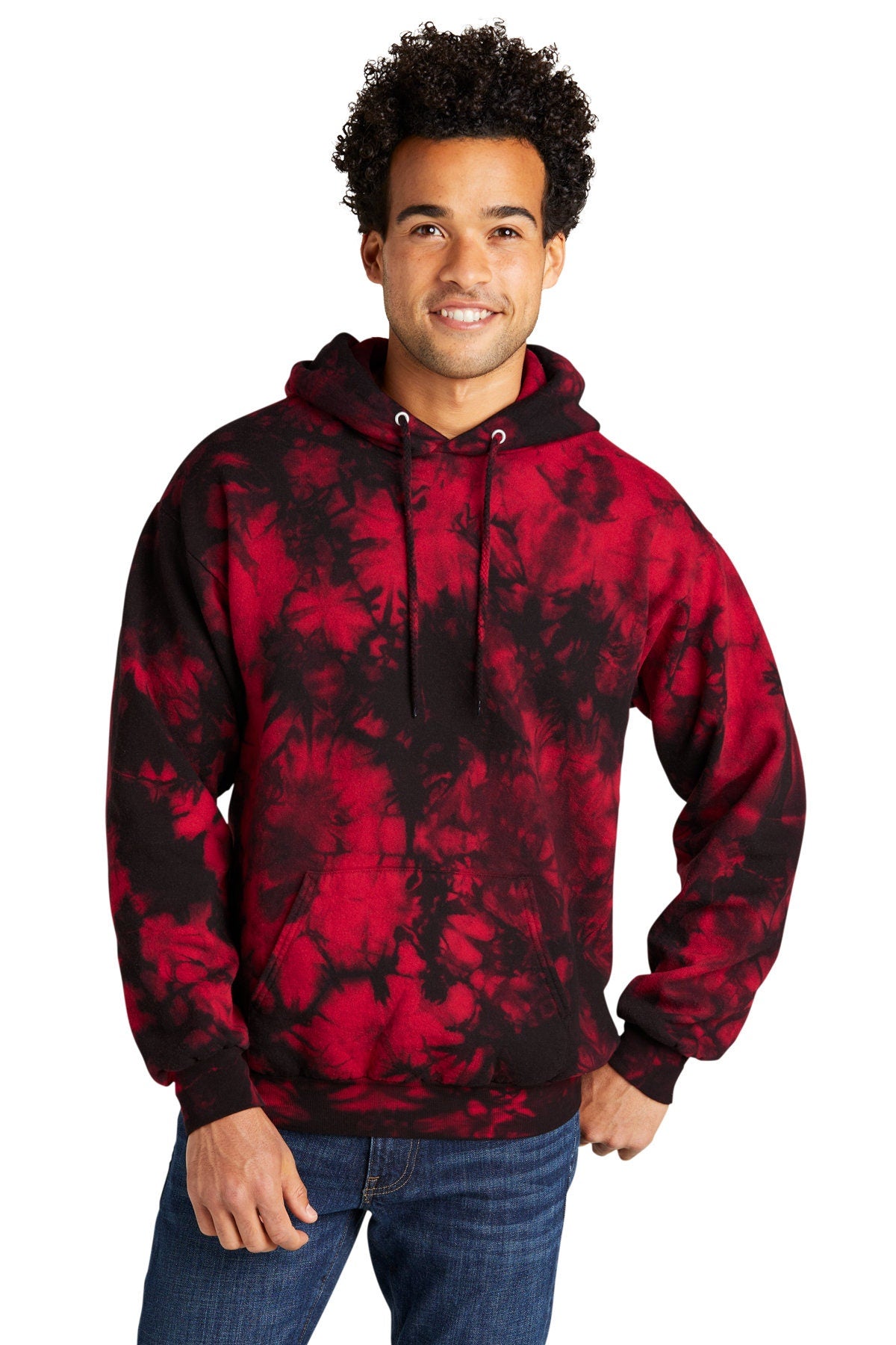Tie Dye Sweatshirt Hoodie with Let Me Overthink This Design, Crystal Pattern, Cotton Polyester Fleece, Dad Gift, Mom Gift, Unisex Women