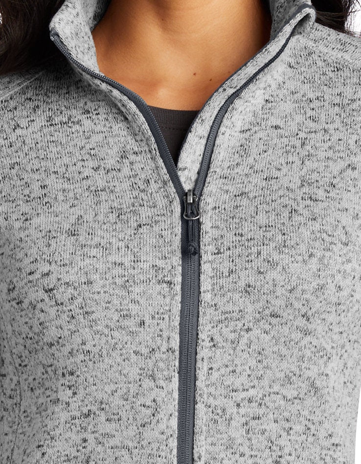 Personalized Nurse Jacket Sweater with Stethoscope Heart Design, Custom Embroidered Text or Name, Doctor, Nurse, Jacket, Medical Apparel