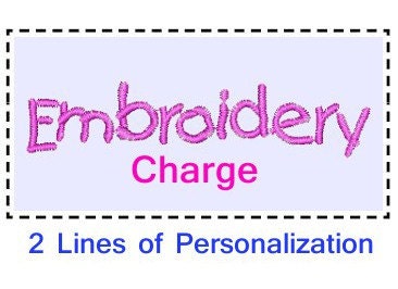 Embroidery Charge Two Lines