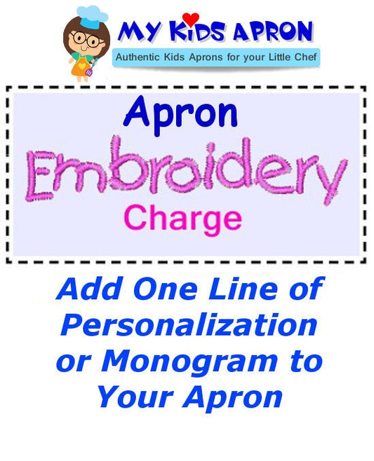 Embroidery Personalization Monogram Charge