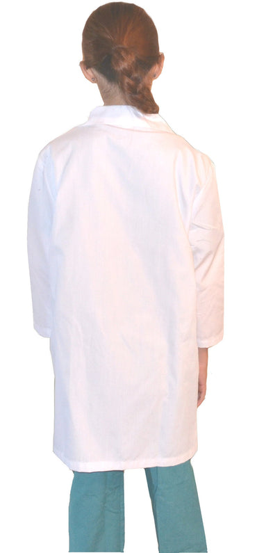 Personalized Kids Art Smock with Sleeves Embroidered with Your Name or Text, Art Class Shirt, School Art Smock, White Smock