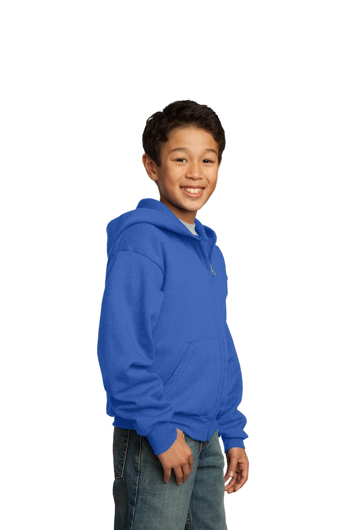 Personalized Kids Volleyball Hoodie Sweatshirt Zipper Embroidered Volleyball Design with a Name of Your Choice