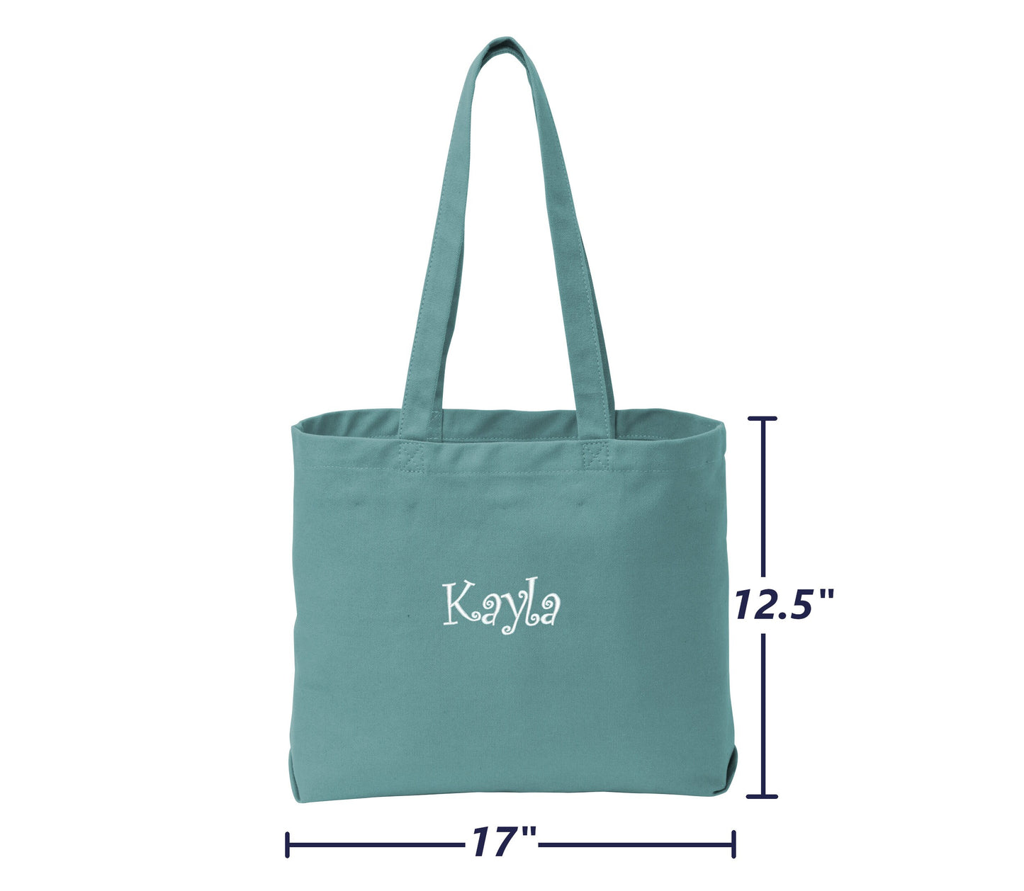 Personalized Beach Tote Bag, Embroidered Custom Name, Bridesmaid Gift, Mom Gift, Retro Beach Gift, Beach Washed Cotton Tote