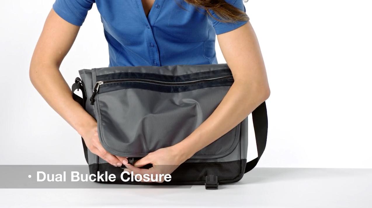 Personalized Briefcase Messenger Embroidered with Your Name, Perfect Student Mom Dad Gift, Durable Two Tone Padded Laptop Computer Bag