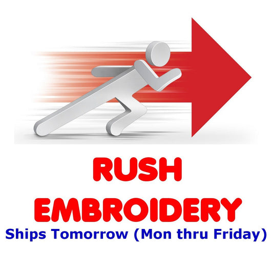 RUSH Embroidery Charge