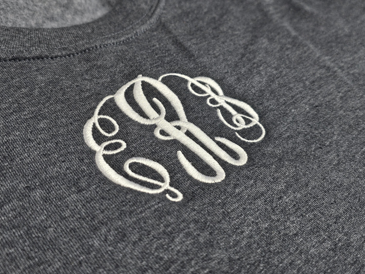 Embroidered Monogrammed Sweatshirt, Sweatshirt with Initials, Warm Custom Logo Sweatshirt, Mom Gift, Gift Womens Unisex Sweats