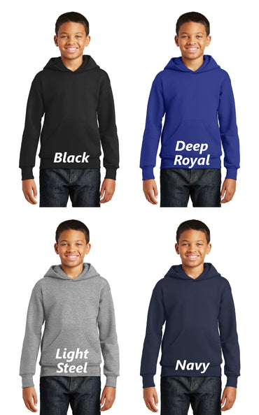 Personalized Kids Hoodie Sweatshirt, Embroidered Name, Unisex Girl or Boy Gift, Monogrammed Name, School Hoodie, Student Gift