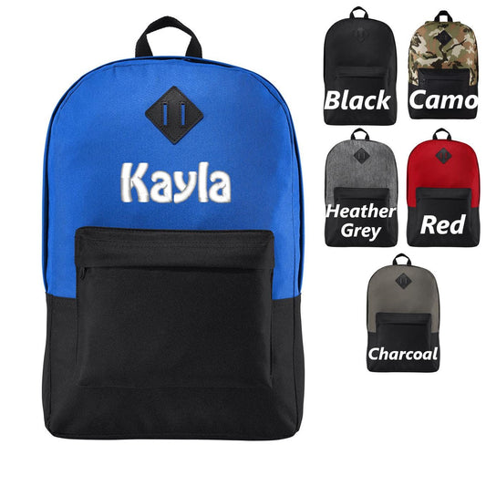 Personalized Retro Backpack, Embroidered Monogrammed Custom Name, Perfect School Gift, Kids Gift, Custom Backpack, College Backpack