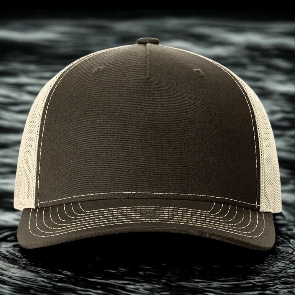 Deer Hunter Trucker Hat, Buck American Flag Hat Design, Richardson 112, Deer Hunter Dad Gift Husband Gift, Sportsman Gift, Printed Hat