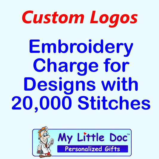 Custom Embroidery Designs with 20,000 Stitches