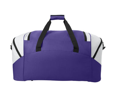 Personalized Womens Large Purple Duffel Bag, Duffle Gym Bag, School PE, Quality Bag, Workout, Sports, Athlete Gift, Embroidered Name or Text