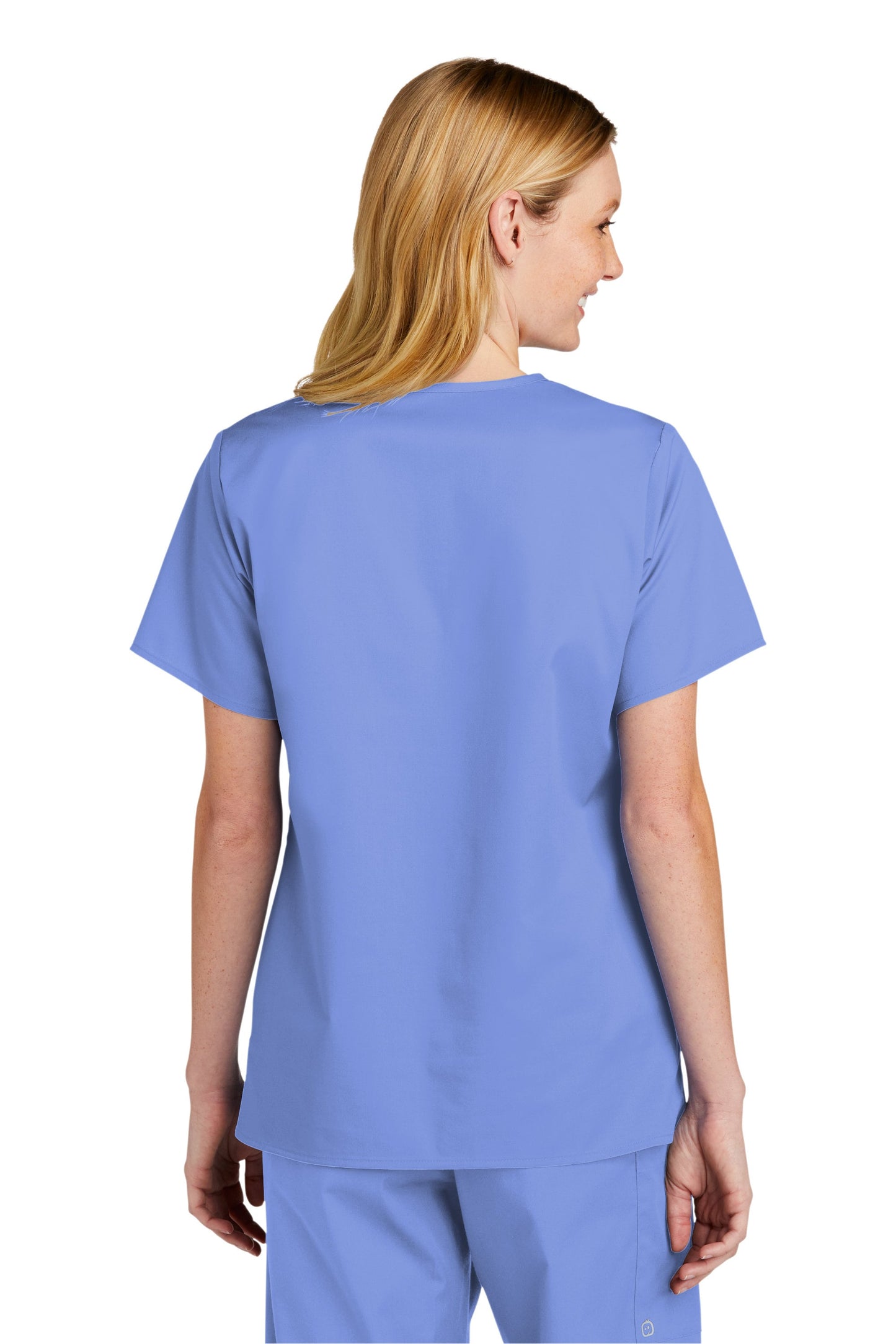 Personalized Womens RN Scrubs Top with Custom Embroidered Text or Name, Doctor, Veterinarian, Hospital, Shirt, Medical Apparel