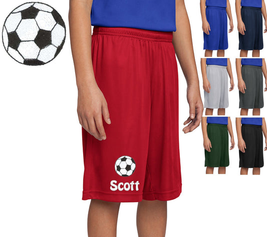 Personalized Kids Soccer Shorts, Embroidered Monogrammed Name, PE Shorts Uniform, School Shorts, Polyester, Custom Shorts, School Name