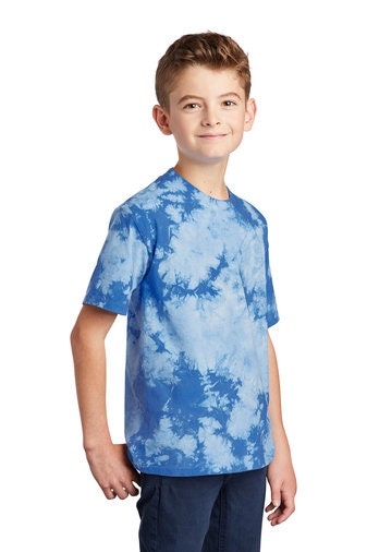 Kids Crystal Tie Dye Shirt, T-Shirt, Colorful , Tie-Dye, Hand Dyed, Cotton, Low Price, Inexpensive Tie Dye, Student Gift, School Gift