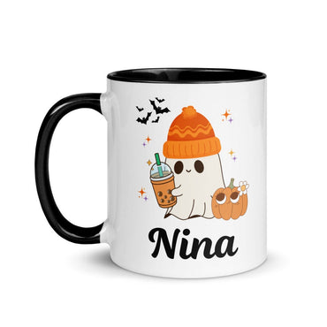 Ghost Halloween Coffee Mug, Custom Halloween Mug, Halloween Mug, Halloween Gift, Gift For Her, Monogrammed Halloween Cup, Ghost Cup