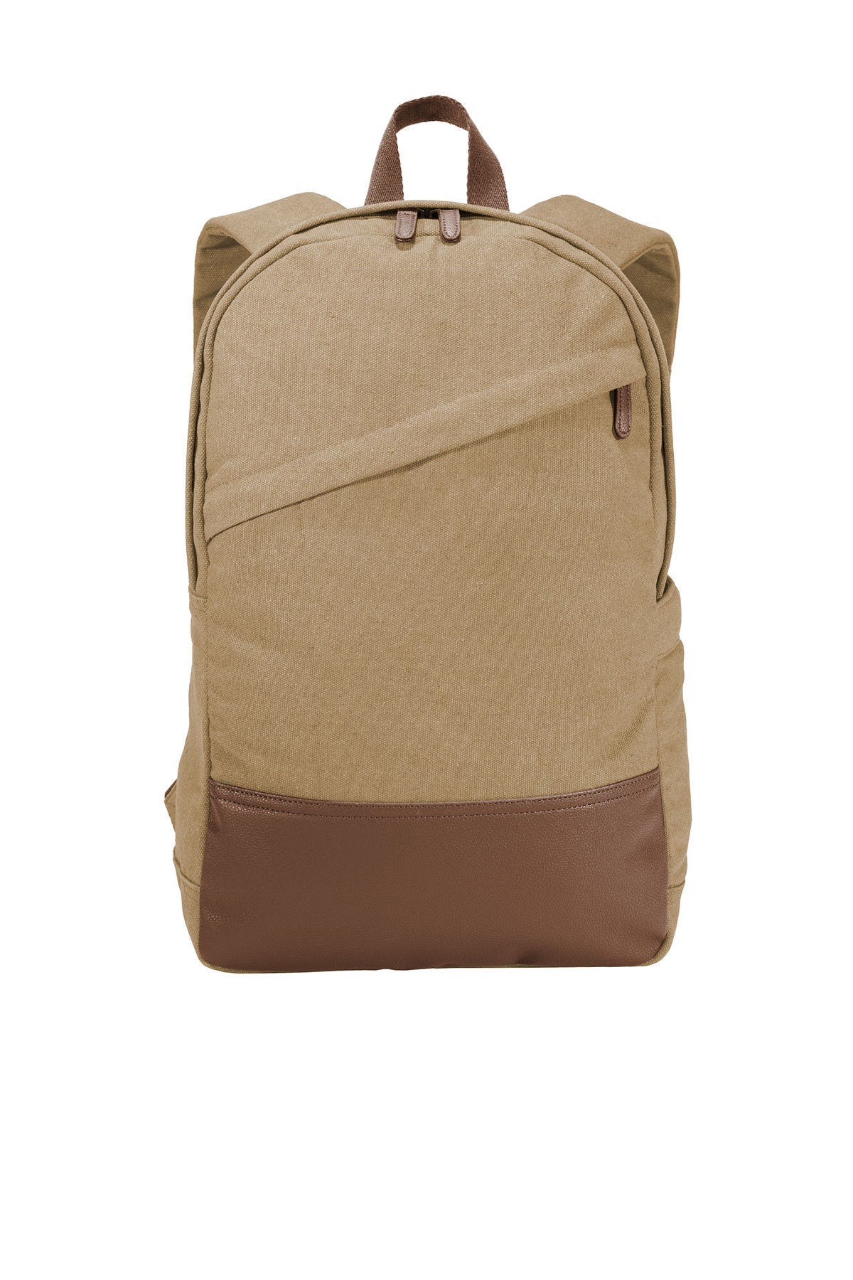 Monogrammed Khaki Backpack, Mens Backpack with Initials, School, Student Gift, College Gift, Custom Backpack, Embroidered