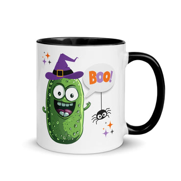 Funny Halloween Pickle Mug, Pickle Coffee Cup, Pickle Lover Gift, Green Pickle Cup, Crazy Pickle, Funny Gift, Fall Mug