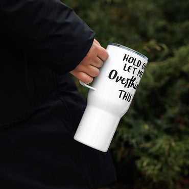 Funny Tumbler, Overthink This, Gag Gift, Printed Name Cup, Perfect Co Worker Boss Gift