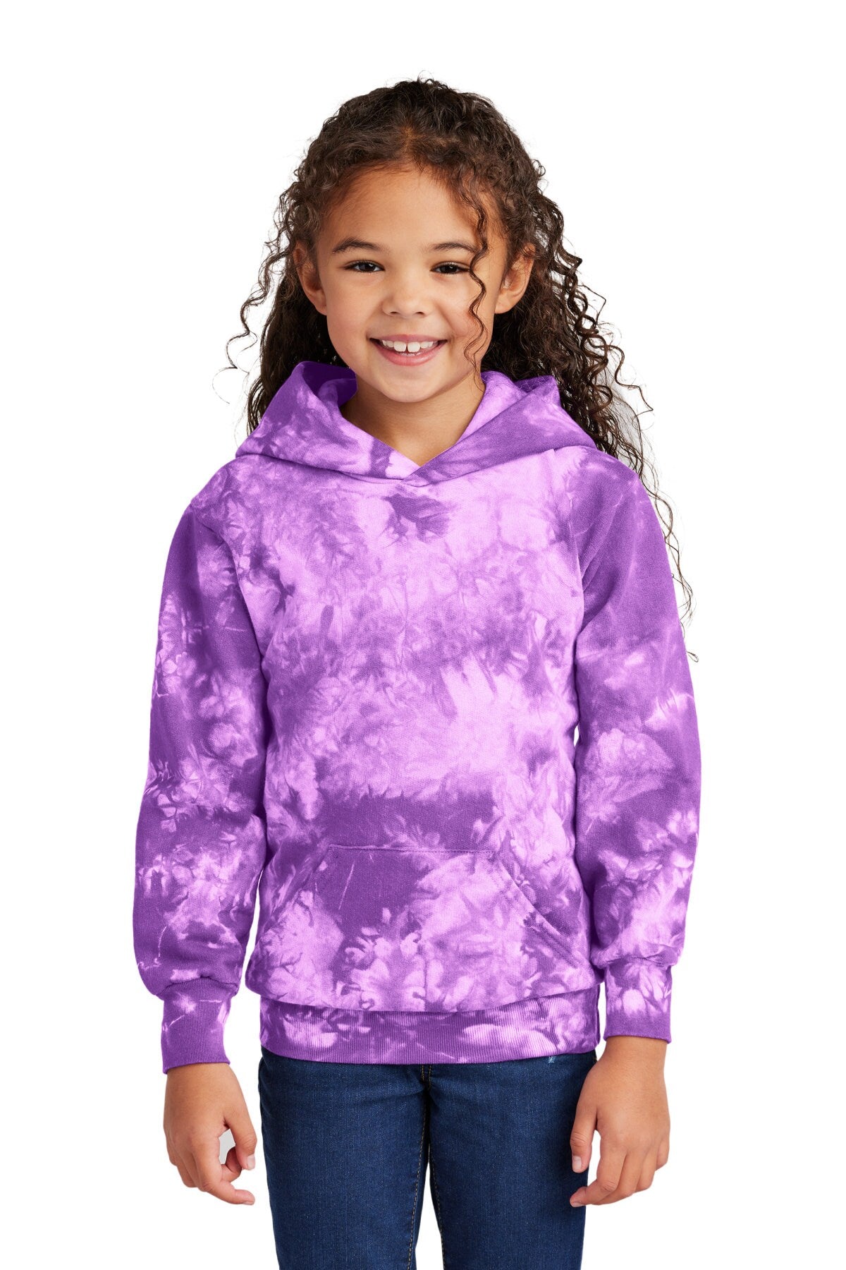 Kids Crystal Tie Dye Hoodie Sweatshirt, Girl or Boy, Unisex Jacket, Colorful Childrens Hoodie, Pullover, Birthday Christmas Gift