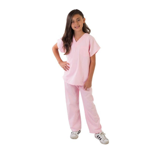 Light Pink Kids Scrubs Personalized for little Doctors and Nurses