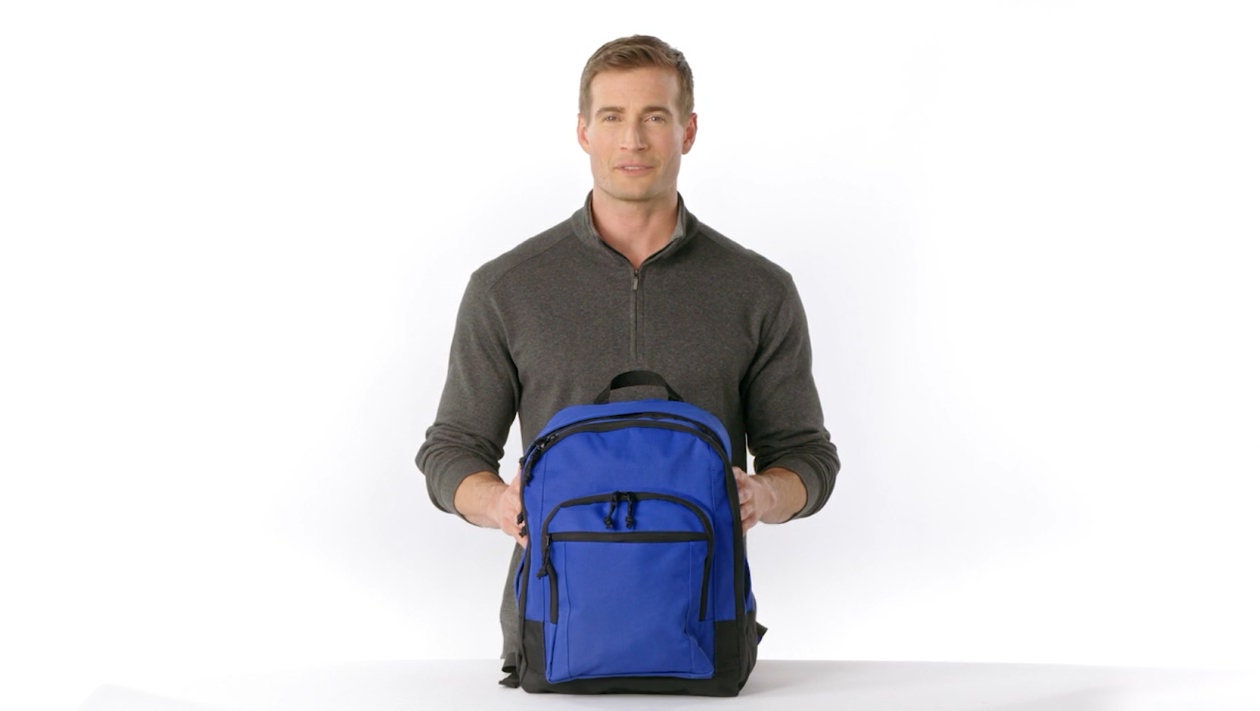 Personalized Low Price Backpack, Embroidered Monogrammed Name, Comfortable Padded Back, College Gift, Student Gift, Custom Basic Backpack