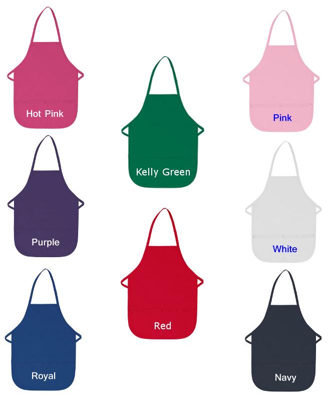 Personalized Kids Christmas Snowman Apron, Embroidered Name, Monogrammed Chef Uniform, Chef Gift, Cooking Party, Art Party, School Smock