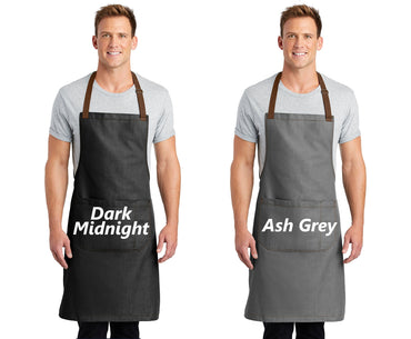 Personalized Full Length Apron, Embroidered Name or Business, Waiter Waitress Apron, Server Apron, Restaurant Apron, Monogram Cooking Gift