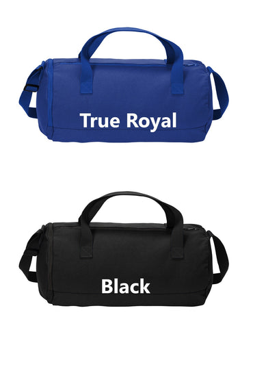 Personalized Cotton Barrel Duffel Bag, Beach Gym School PE Pool Duffle, Embroidered, Monogrammed Custom Name, Kids Gift, School Gift