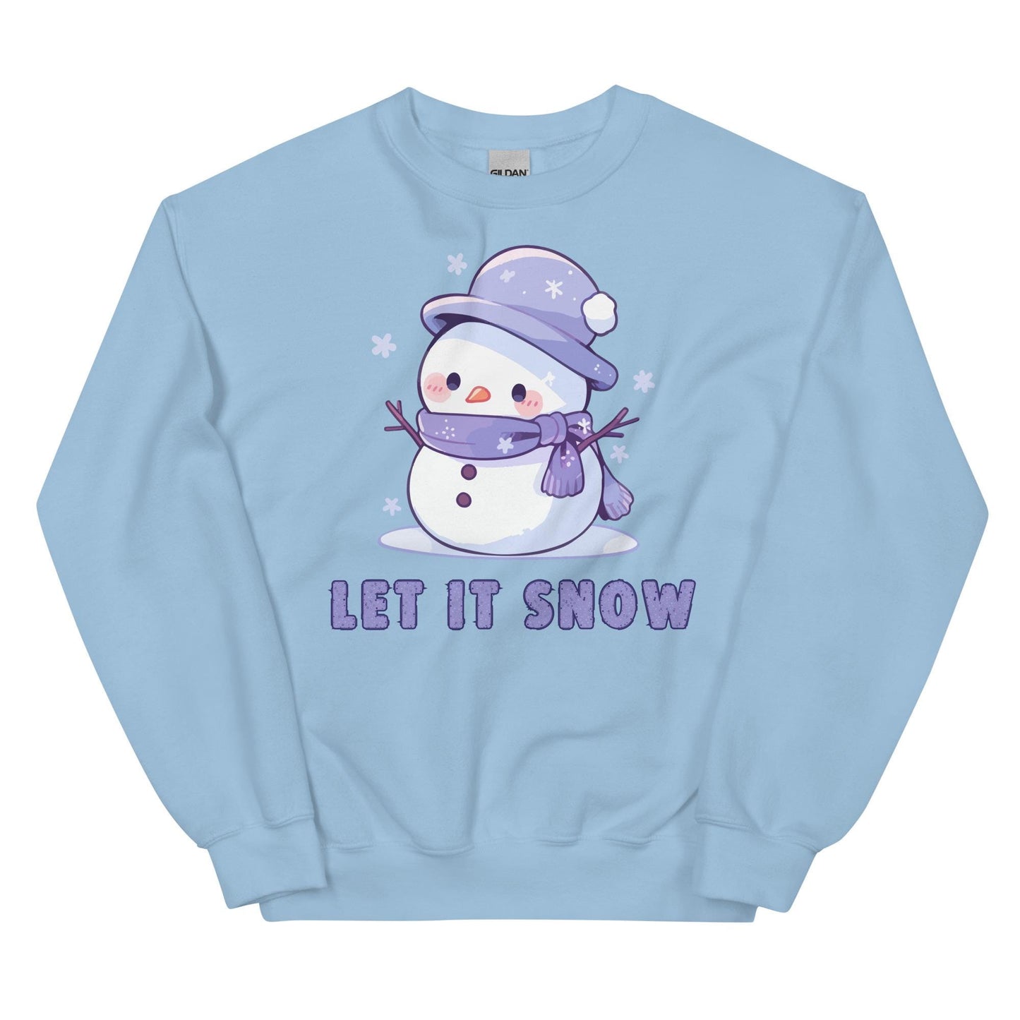 Christmas Snowman Sweatshirt, Let it Snow Xmas Sweater, Christmas Season Gifts, Christmas Gift, Xmas Sweatshirt, Christmas Mom Gift
