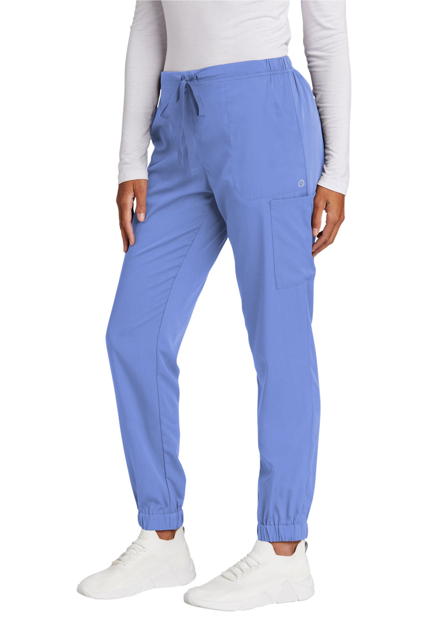 Womens Jogger Scrubs Pants, Cargo Scrubs Pants, Tapered Leg, Elastic Cuffs, Doctor, Nurse, Veterinarian, Hospital, Medical Apparel, Uniform